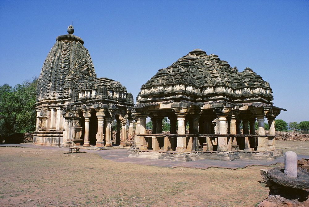 Ninth century Hindu temple from the Gupta period, at Baroli, Rajasthan, India