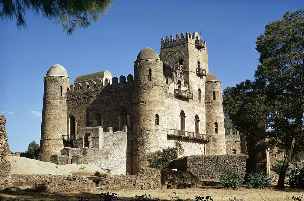 King Fasiuda's Castle, Gondar, Ethiopia, Africa