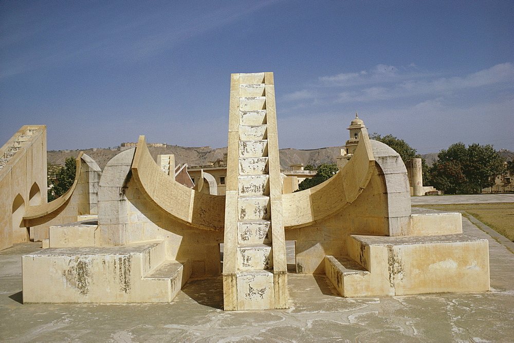 The Jantar Mantar, Jai Singh II Observatory, Jaipur, Rajasthan, India, Asia