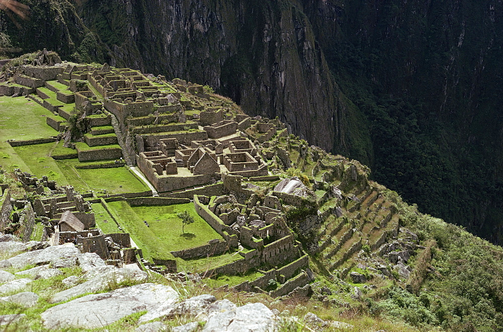 Inca ruins, Machu Picchu, UNESCO World Heritage Site, Peru, South America