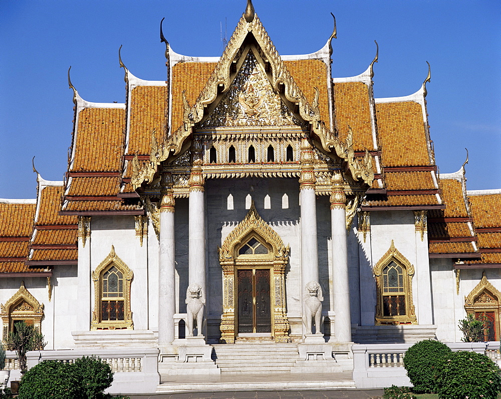 Wat Benjamabophit (Marble Temple), Bangkok, Thailand, Southeast Asia, Asia