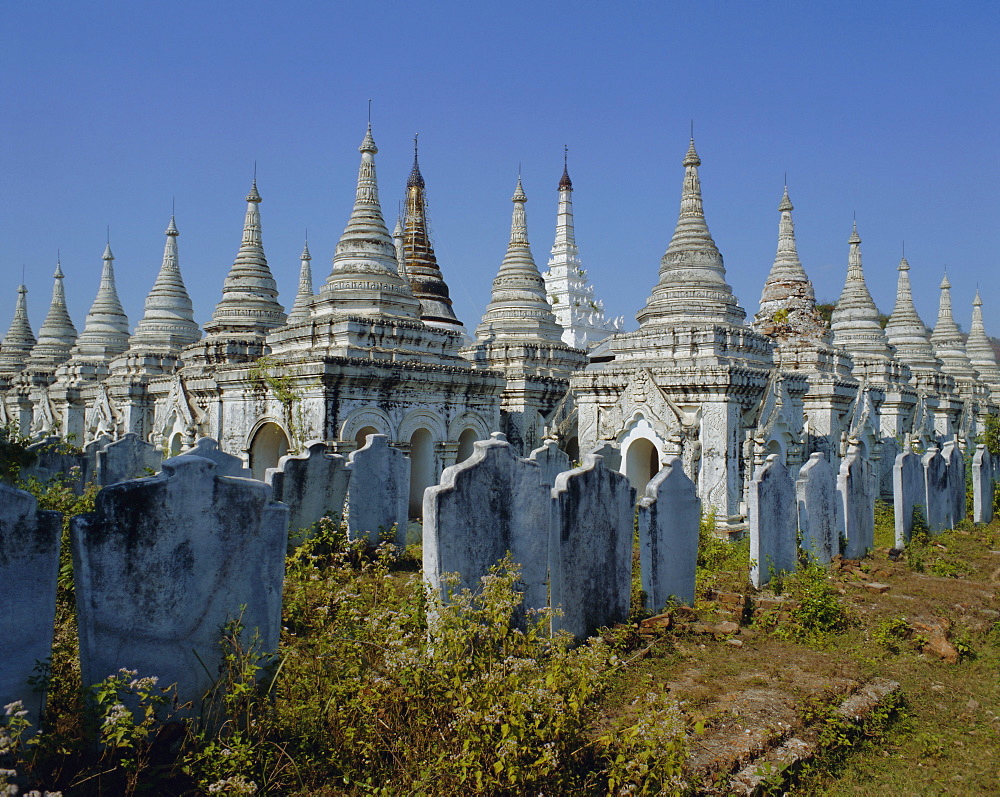 Sandamani Pagoda, Mandalay, Myanmar (Burma), Asia