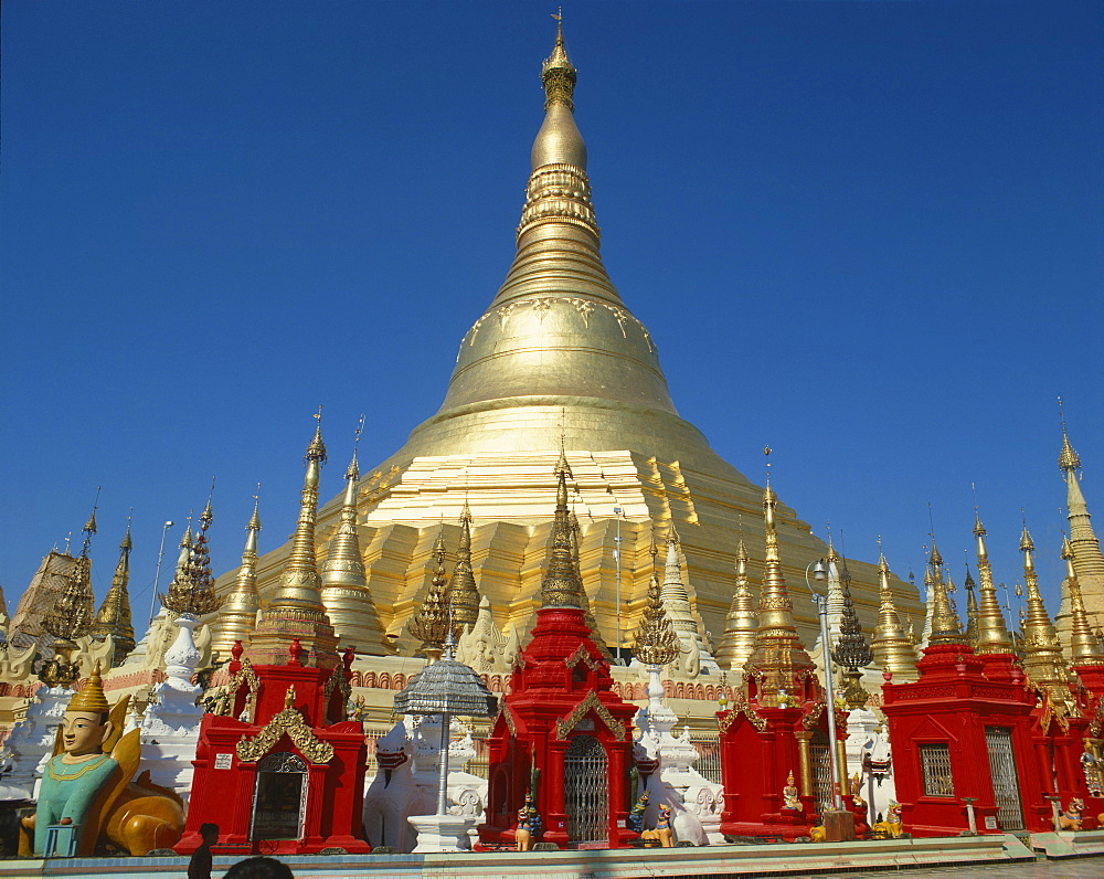 Shwe Dagon Pagoda, Yangon (Rangoon), Myanmar (Burma), Asia