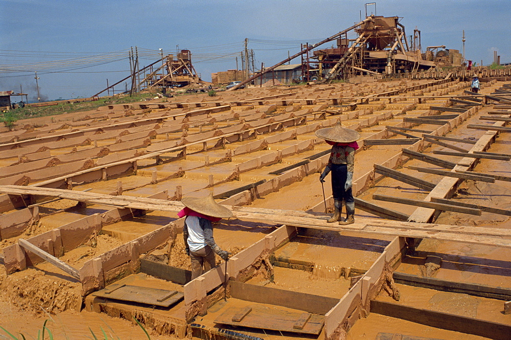 Tin mining, Malaysia, Southeast Asia, Asia