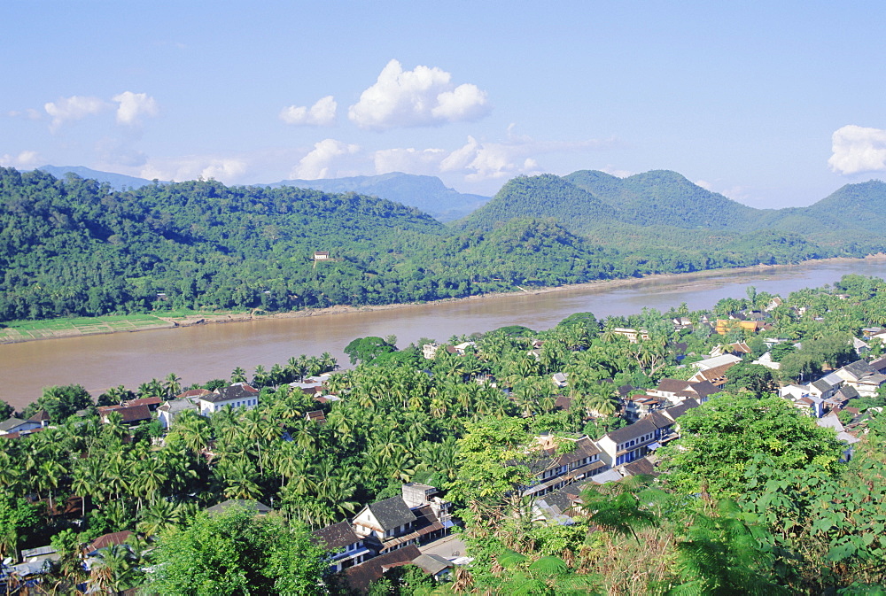 Upper Mekong river, Luang Prabang, Laos, Indochina, Asia