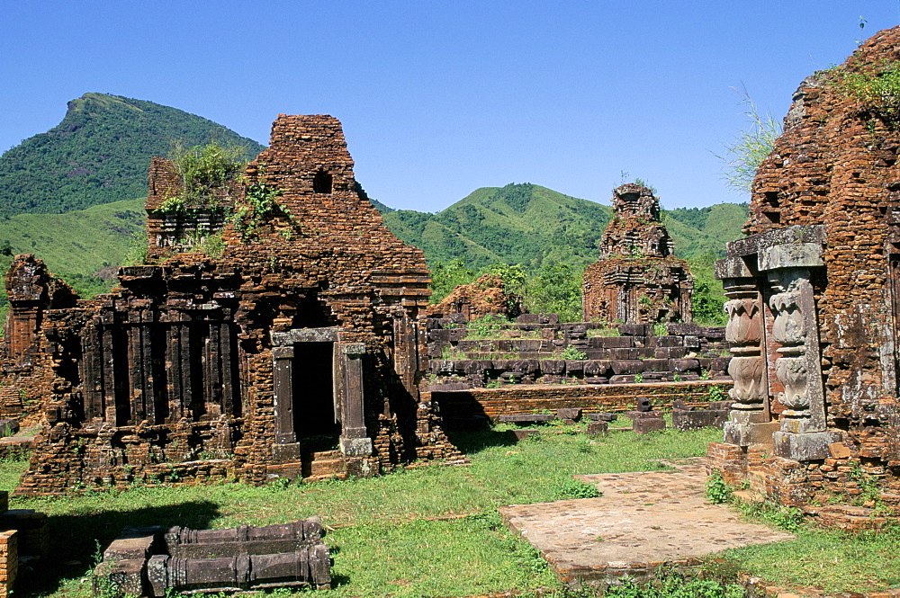 Cham temple, Mison, Da Nang province, Vietnam, Indochina, Southeast Asia, Asia