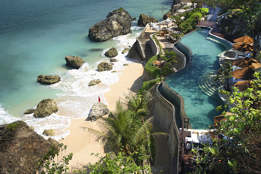 Cliff Pool at Ayana Resort and Spa, Bali, Indonesia, Southeast Asia, Asia