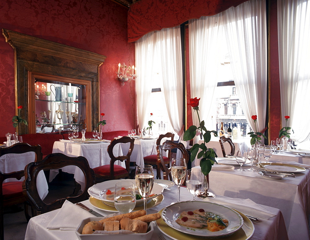 Caffe Quadri Restaurant in Venice, Veneto, Italy, Europe