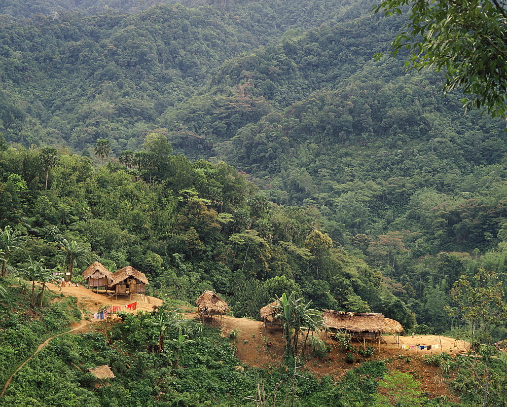 Orang Asli village in Cameron Highlands, Malaysia, Southeast Asia, Asia