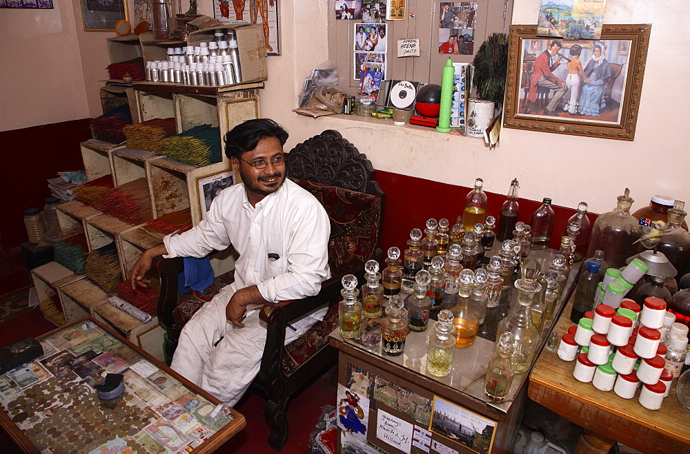 Ayurvedic Doctor, Aman, in Mysore, India, Asia