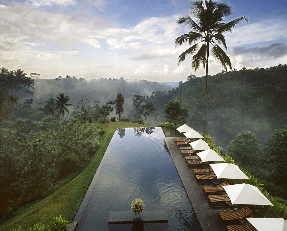 Pool of Alila Hotel Ubud, formerly The Chedi, Ubud, Bali, Indonesia, Southeast Asia, Asia