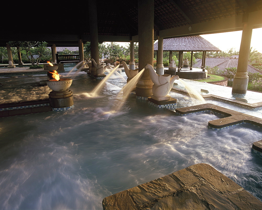 Thalasso pool at Thermes Marines, Ayana resort, formerly Ritz Carlton, Bali, Indonesia, Southeast Asia, Asia