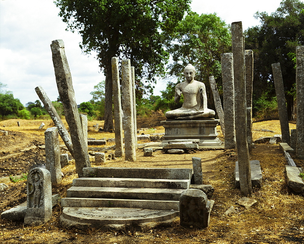 Asokarama at Pankuliya, Anuradhapura, Sri Lanka, Asia