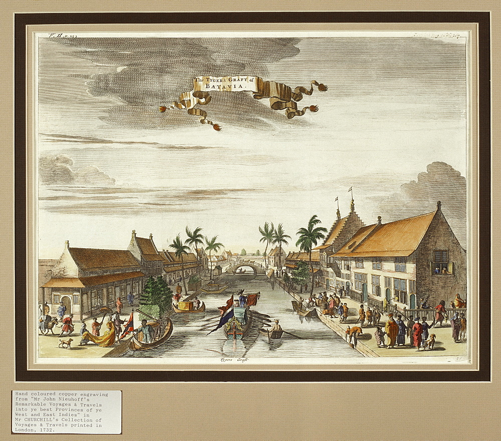 Batavia (Jakarta) in 1723, Java, Indonesia, Southeast Asia, Asia