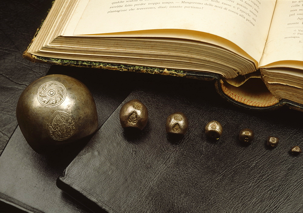 Bullet coins from Ayutthaya period in Thailand, Southeast Asia, Asia