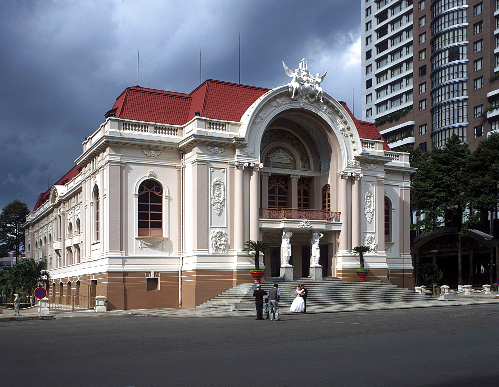 Saigon Municipal theatre, Saigon, Vietnam, Indochina, Southeast Asia, Asia