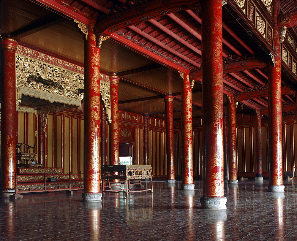 Thai Hoa Palace, The Citadel at Hue, Vietnam, Indochina, Southeast Asia, Asia