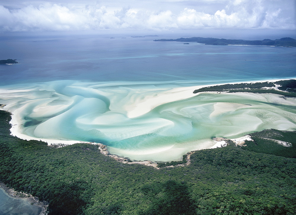 Whitehaven Beach on the east coast, Whitsunday Island, Queensland, Australia, Pacific