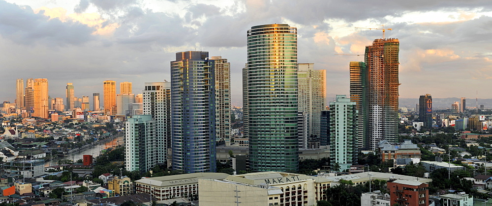 View of Makati, Manila, Philippines, Southeast Asia, Asia