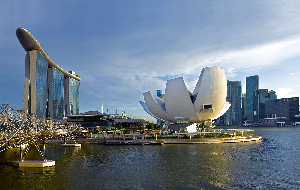 Marina Bay Sands Resort and Casino, designed by Moshe Safdie, Singapore, Southeast Asia, Asia