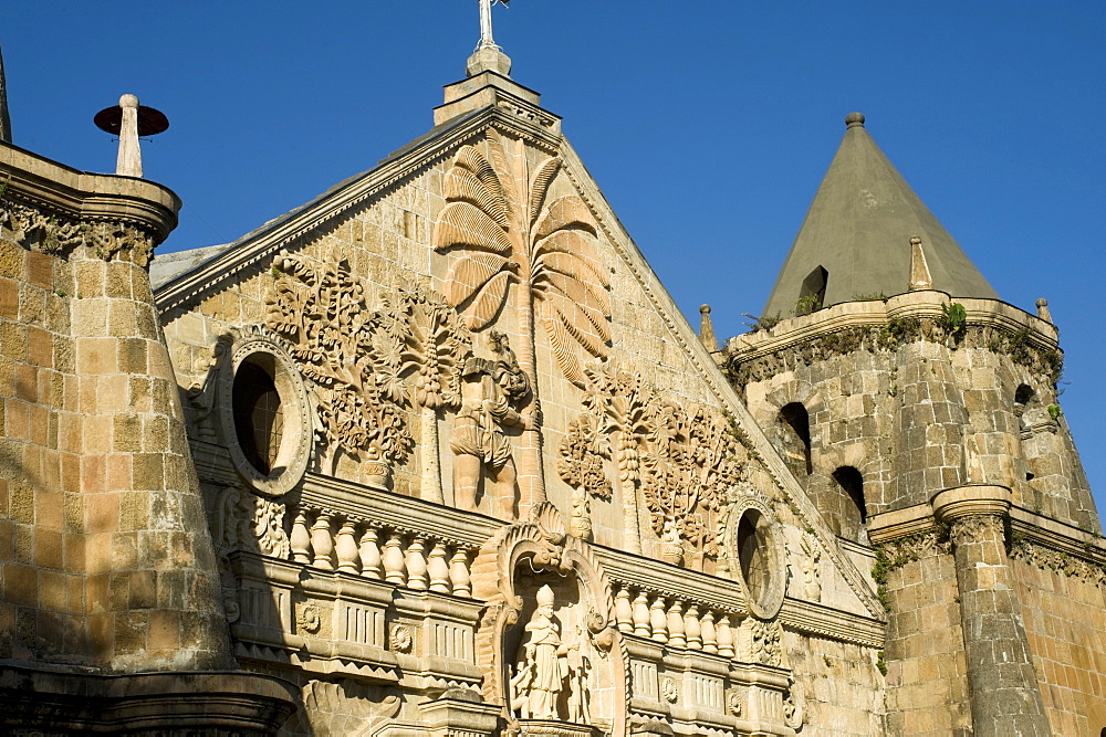 Miagao Church built in 1797, recently restored, UNESCO World Heritage Site, Iloilo, Panay, Philippines, Southeast Asia, Asia