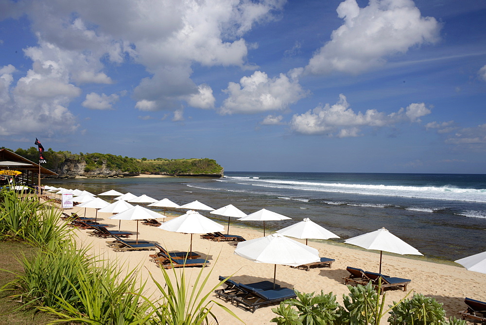 Balangan Beach and surfing hub, Bukit Peninsula, Bali, Indonesia, Southeast Asia, Asia 