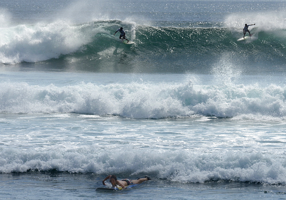 Surfing, Bali, Indonesia, Southeast Asia, Asia 