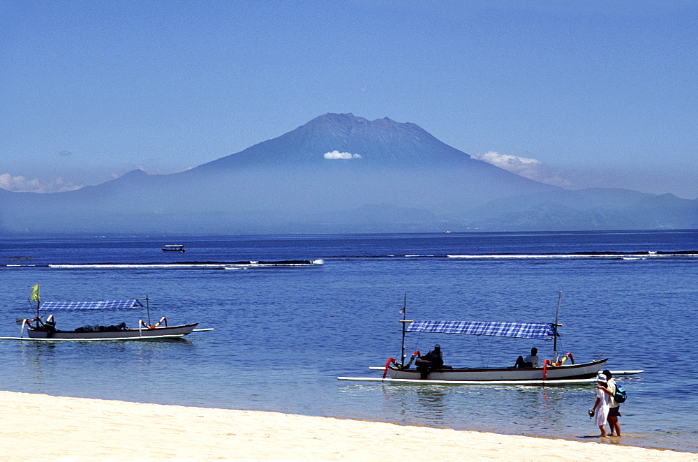 The beach at Nusa Dua, Bali, Indonesia, Southeast Asia, Asia 