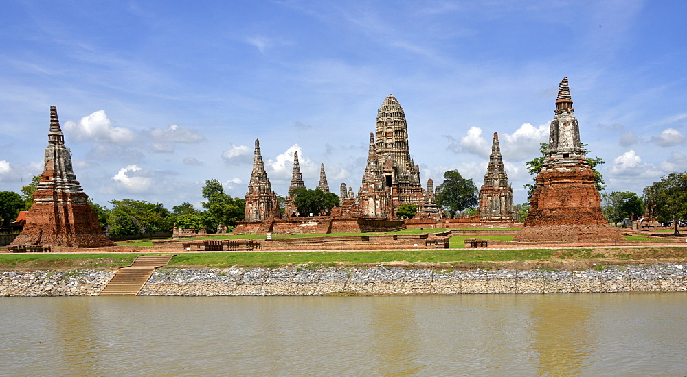 Wat Chai Wattanaram, Ayutthaya, UNESCO World Heritage Site, Thailand, Southeast Asia, Asia