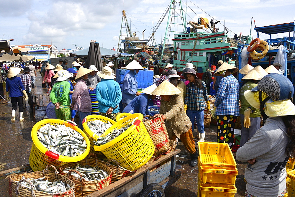 Market, Phan Thiet, Vietnam, Indochina, Southeast Asia, Asia