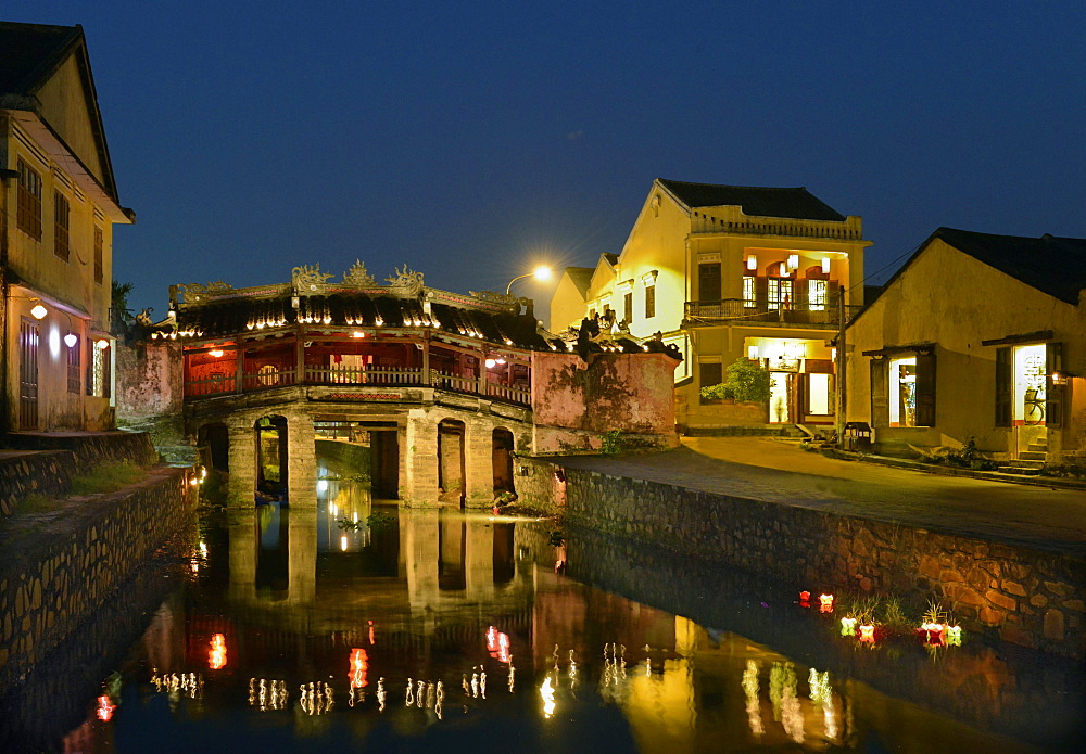 Japanese Bridge, Hoi An, UNESCO World Heritage Site, Vietnam, Indochina, Southeast Asia, Asia