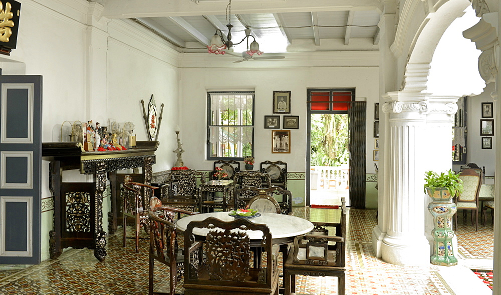 Pracha House, old mansion of a Chinese rubber tycoon, Phuket, Thailand, Southeast Asia, Asia