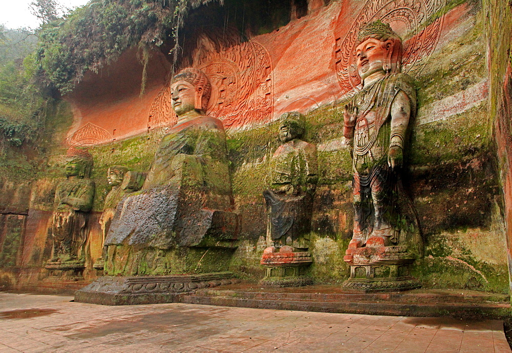 Oriental Buddha Park, Leshan, Lingyun Shan Mountain, Sichuan, China, Asia 