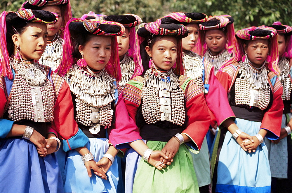 Lisu hill tribe New Year Festival, Chiang Rai, Thailand, Southeast Asia, Asia