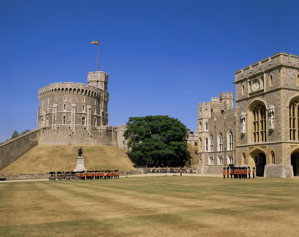 Upper Quadrangle, Windsor Castle, Berkshire, England, United Kingdom, Europe