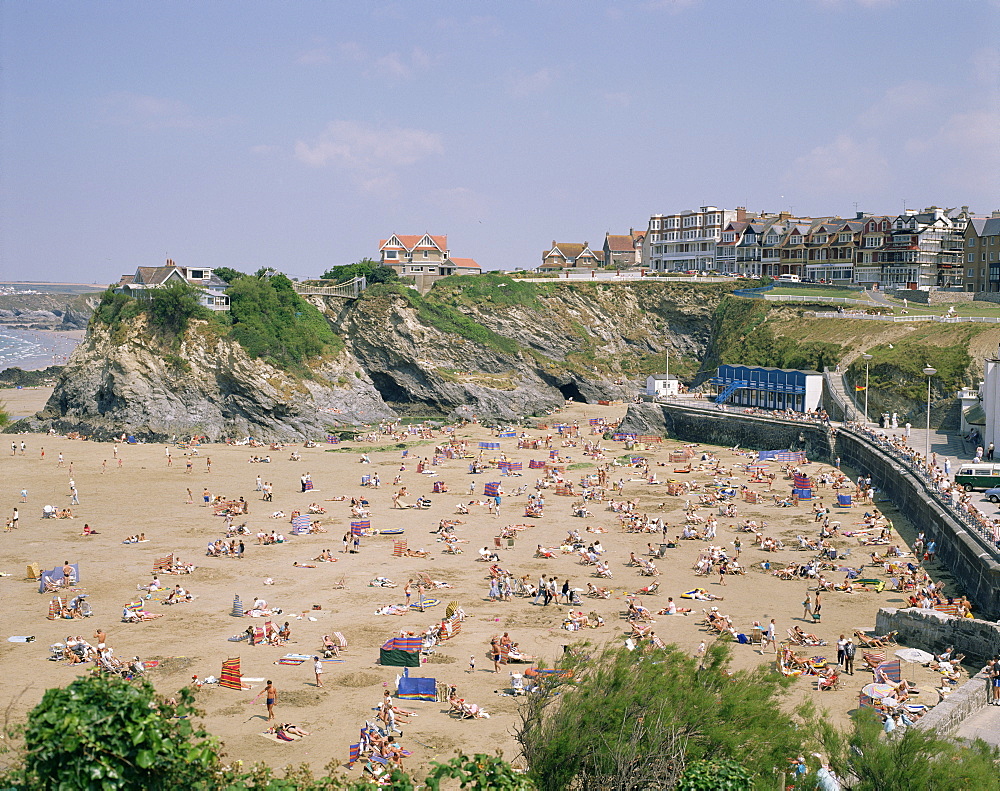 Beach, Newquay, Cornwall, England, United Kingdom, Europe