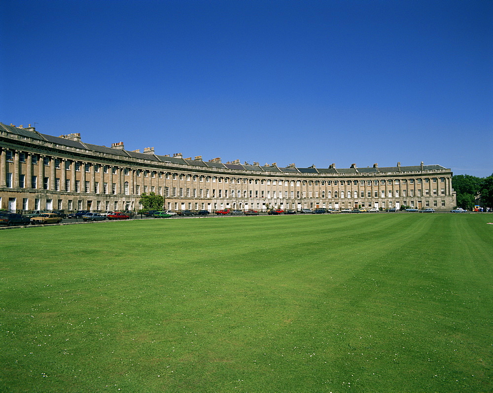 Royal Crescent, Bath, UNESCO World Heritage Site, Avon, England, United Kingdom, Europe