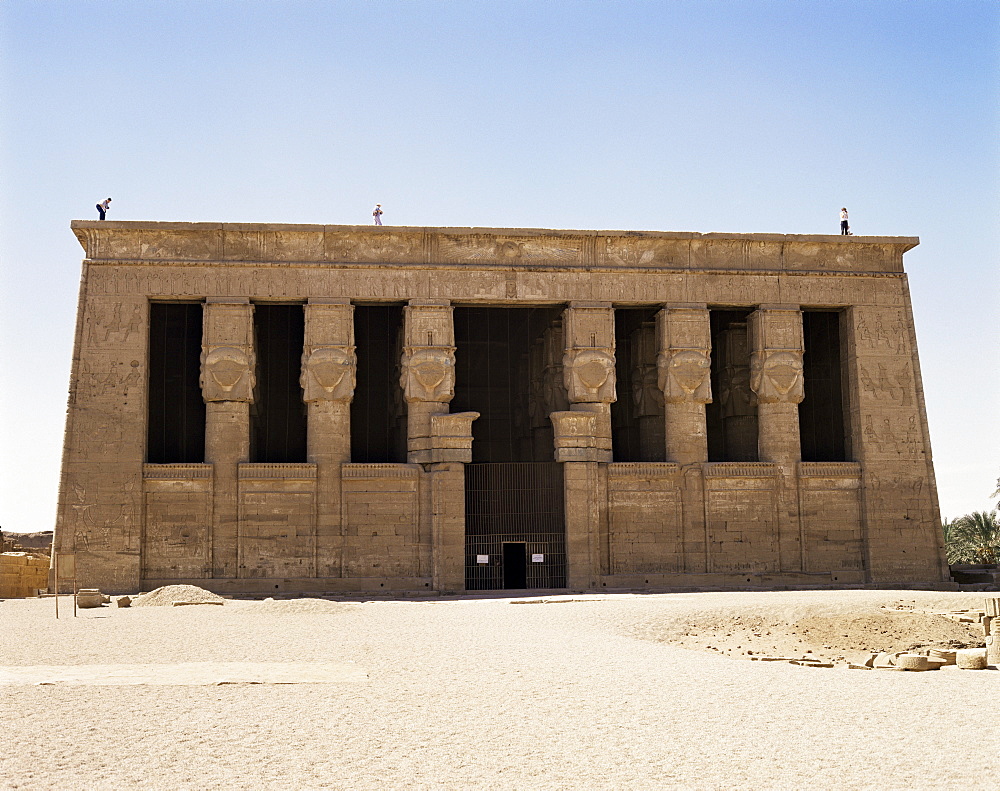 Temple of Hathor, Dendera, Egypt, North Africa, Africa