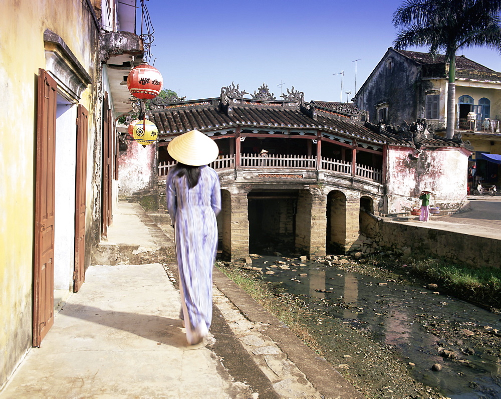 Japanese covered bridge, Hoi An, Central Vietnam, Vietnam, Indochina, Southeast Asia, Asia