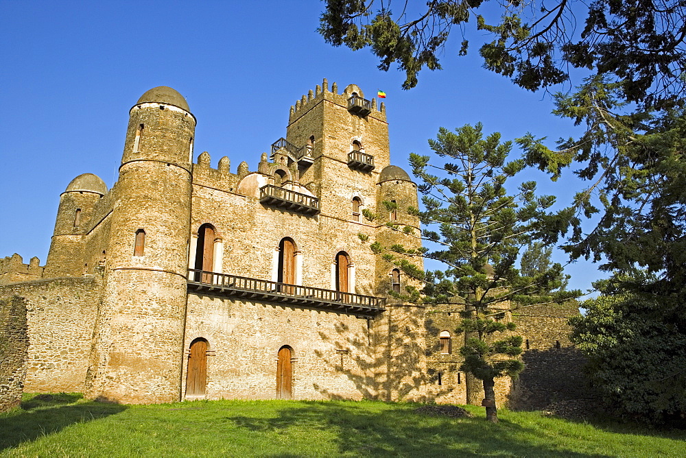 Fasiladas' Palace, The Royal Enclosure, Gonder, Ethiopia, Nortern Ethiopia, Africa