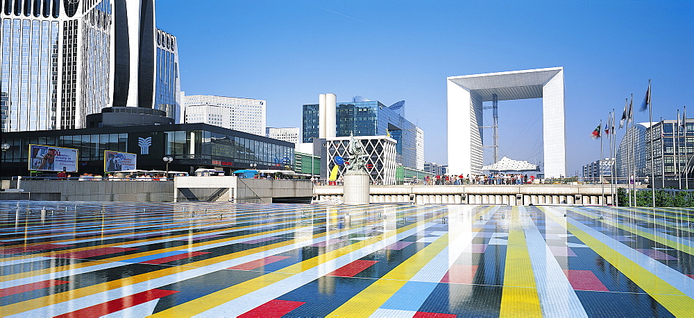 La Grande Arche De La Defense, Paris, France