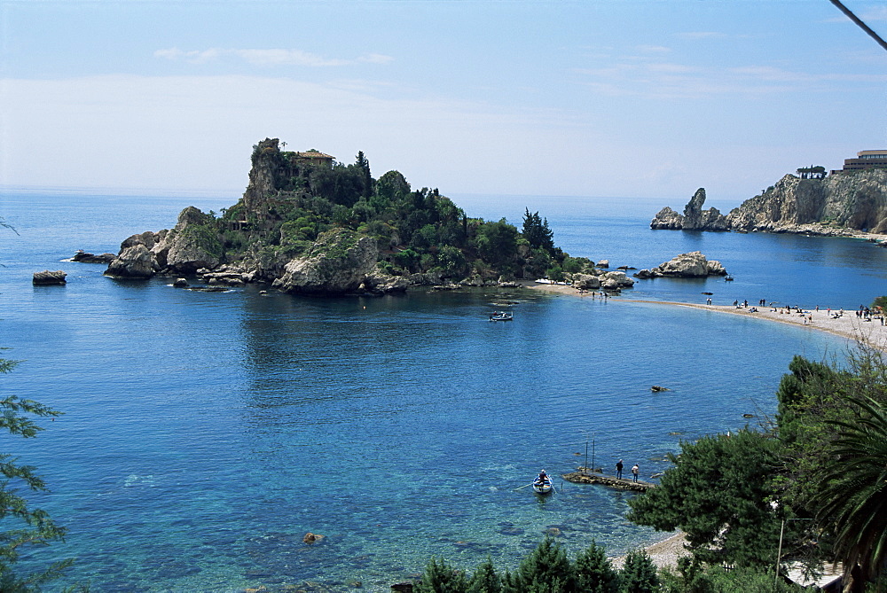 Isola Bella, Taormina, island of Sicily, Italy, Mediterranean, Europe