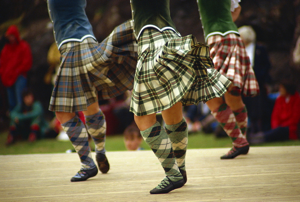 Highland dancing competition, Skye Highland Games, Portree, Isle of Skye, Scotland, United Kingdom, Europe