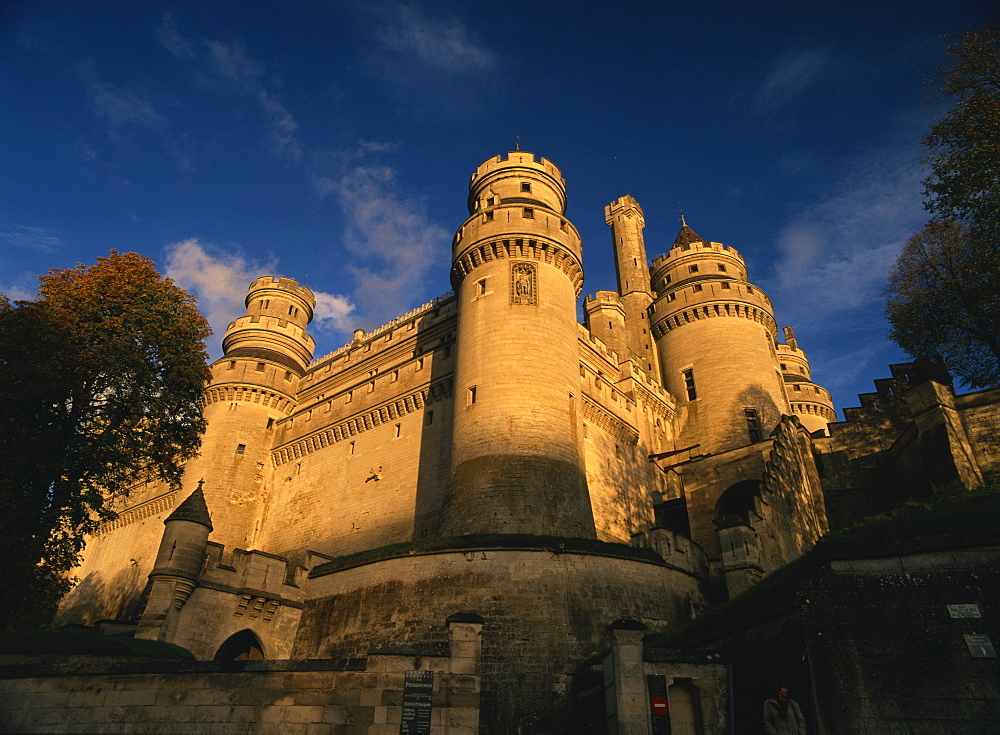 Chateau de Pierrefonds in the Foret de Compiegne, in Oise, Nord Picardie, France, Europe