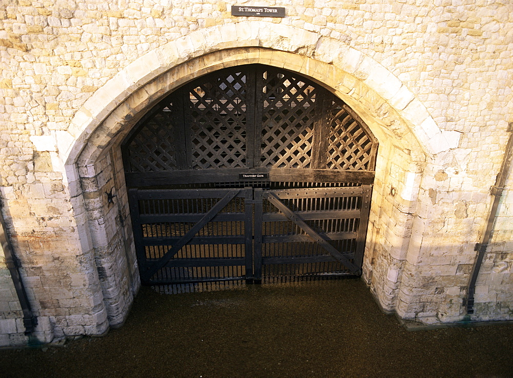 Traitors Gate, Tower of London, UNESCO World Heritage Site, London, England, United Kingdom, Europe