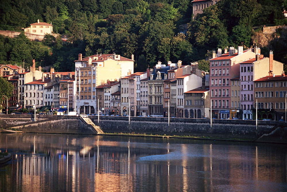 River Saone, Lyon, Rhone, Rhone Valley, France, Europe