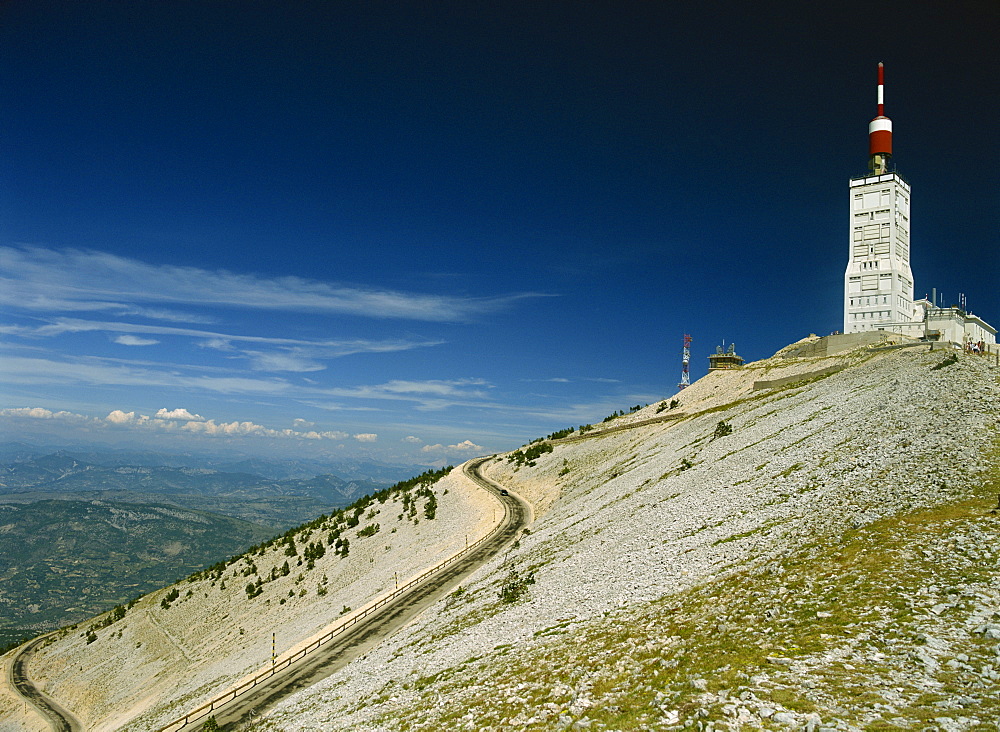 The summit of Mont Ventoux in Vaucluse, Provence, France, Europe