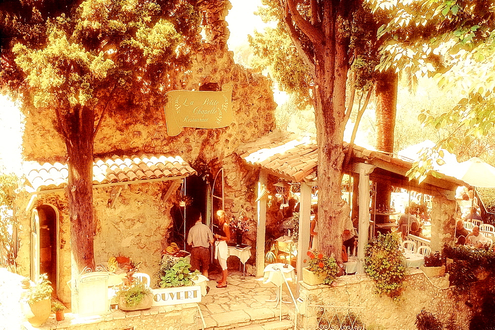 La petite chapelle Restaurant, a converted church, St. Paul de Vence. Provence, France