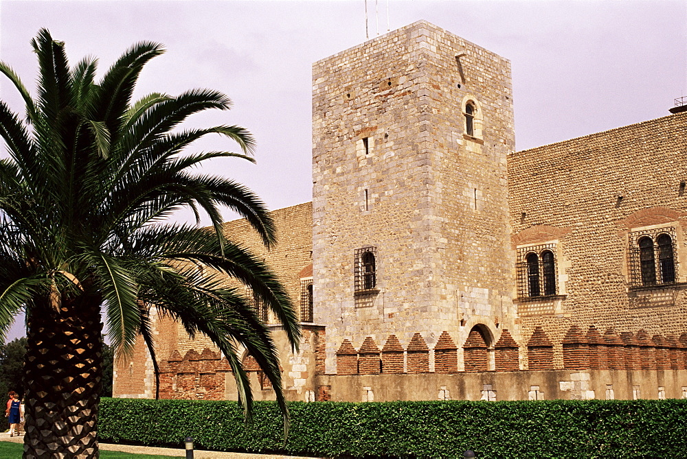 Palais des Rois de Majorque, Perpignan, Pyrenees-Orientales, Languedoc-Roussillon, France, Europe