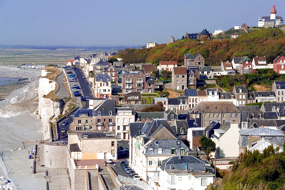 Seaside resort town of Ault, Picardy, France, Europe 